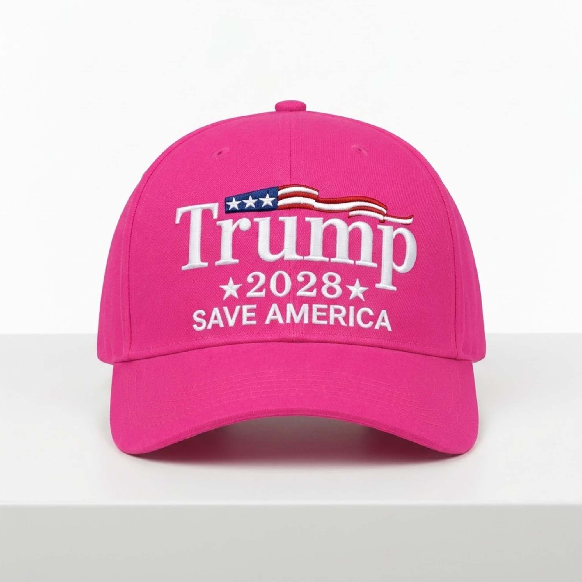 Trump 2028 Save America Pink Hat Trump 2028 Save America Pink Hat