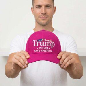 Trump 2028 Save America Pink Hat 1 Trump 2028 Save America Pink Hat1