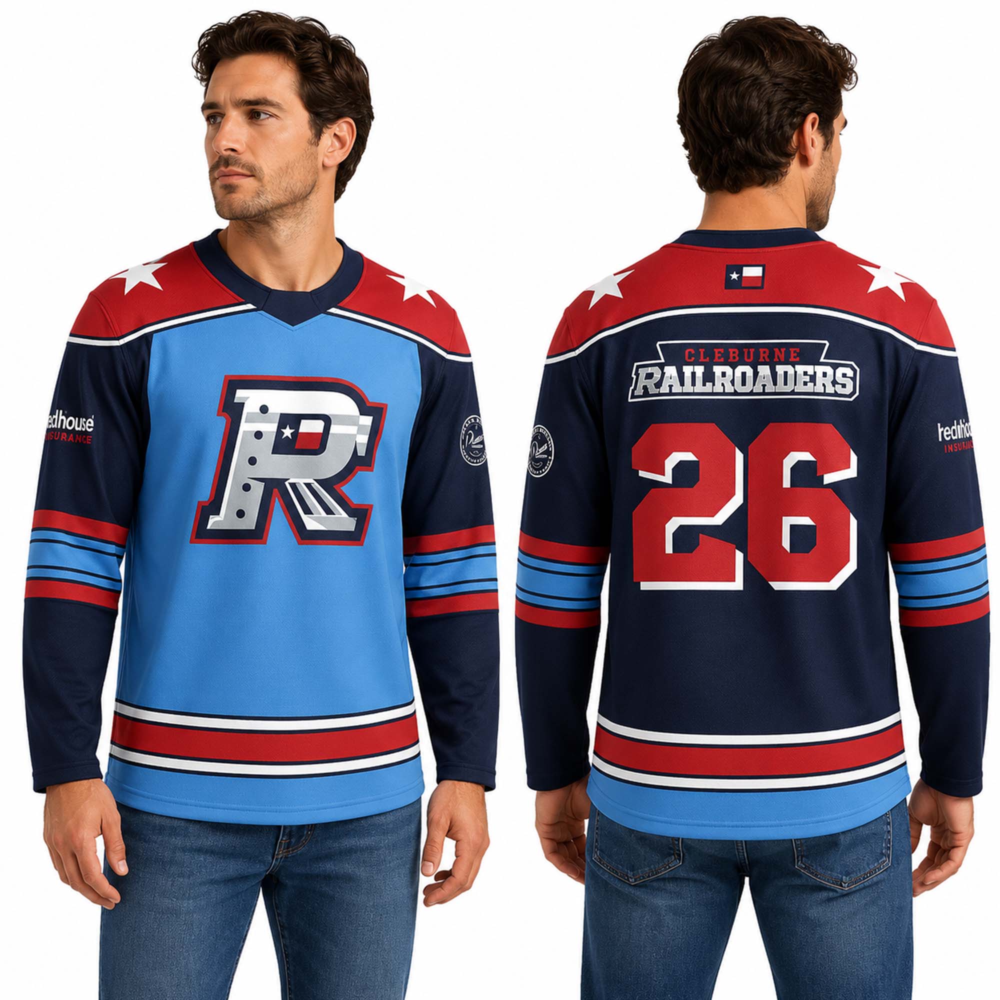 2026 Cleburne Railroaders Hockey Night Jersey Giveaway 2026 Cleburne Railroaders Hockey Night Jersey Giveaway