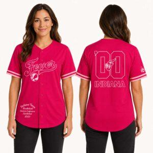 Indiana Fever Pink For Purpose 2026 Jersey 2 2026 Indiana Fever Pink For Purpose Baseball Jersey 6