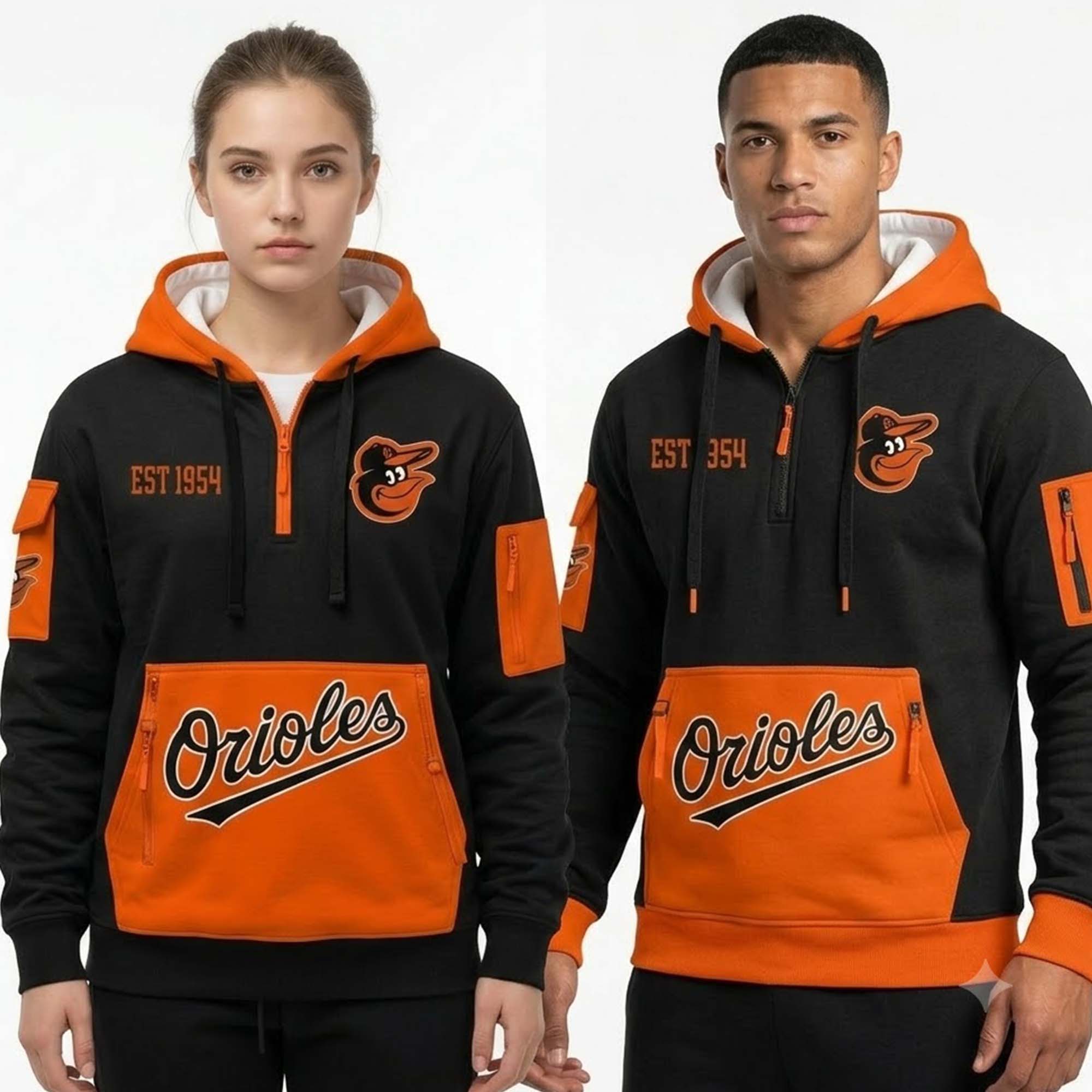2026 Orioles Est 1882 Quarter Zip Hoodie 2026 Orioles Est 1882 Quarter Zip Hoodie