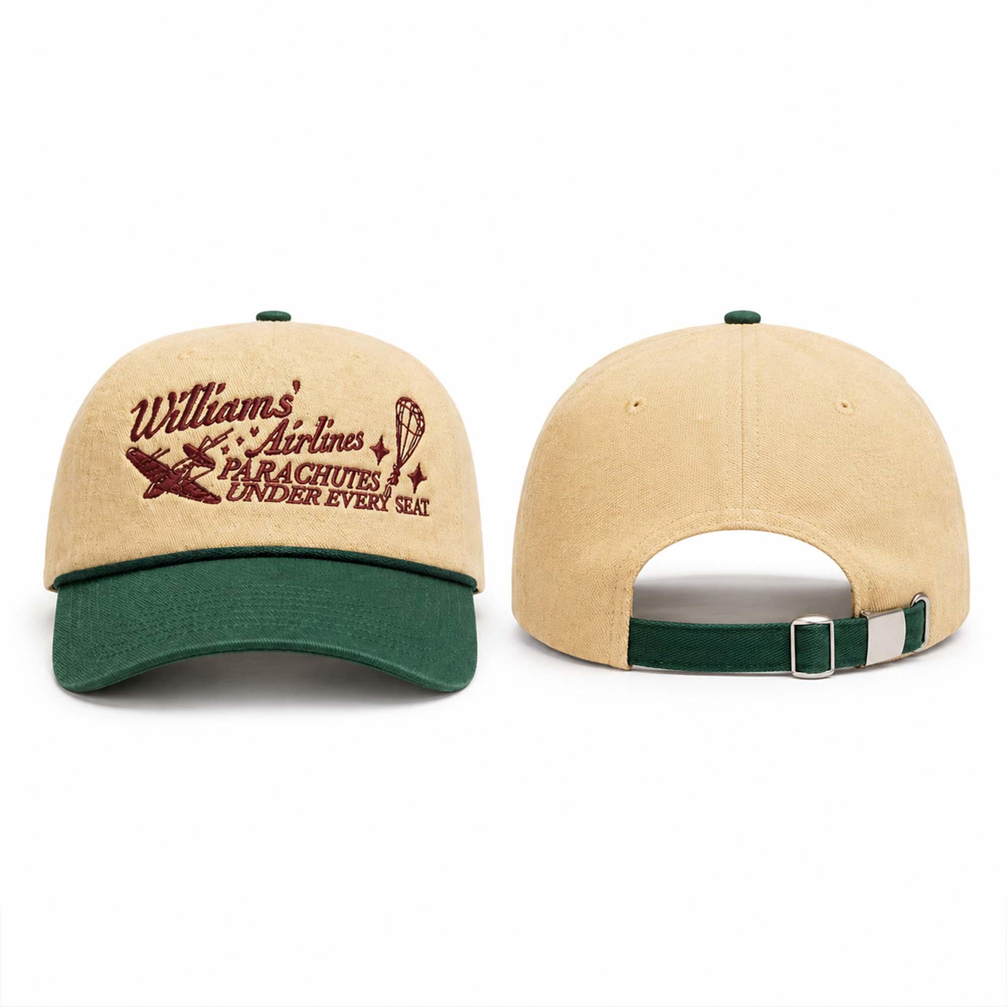 2026 Williams Airlines Parachutes Under Every Seat Hat 2026 Williams Airlines Parachutes Under Every Seat Hat