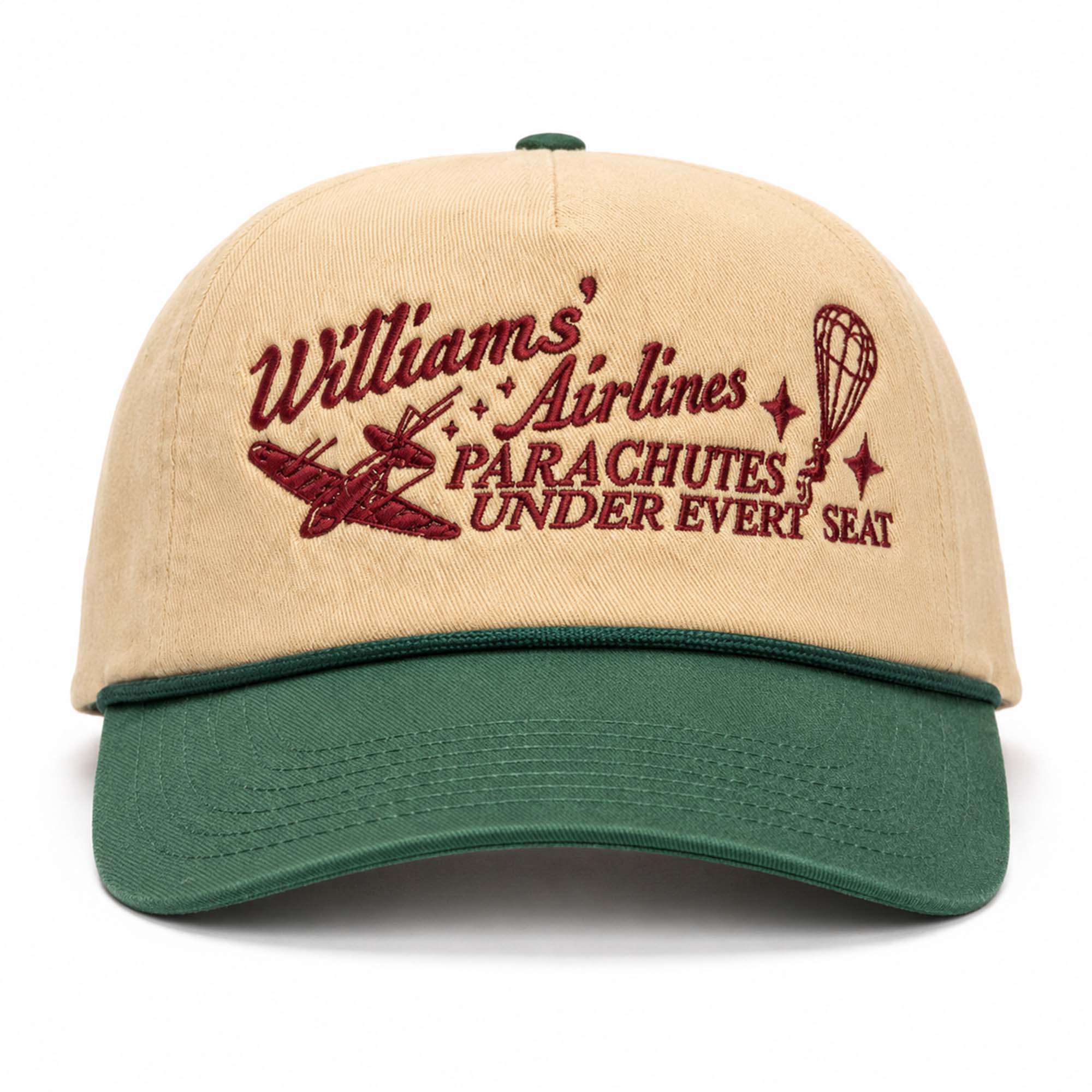 2026 Williams Airlines Parachutes Under Every Seat Hat 2026 Williams Airlines Parachutes Under Every Seat Hat