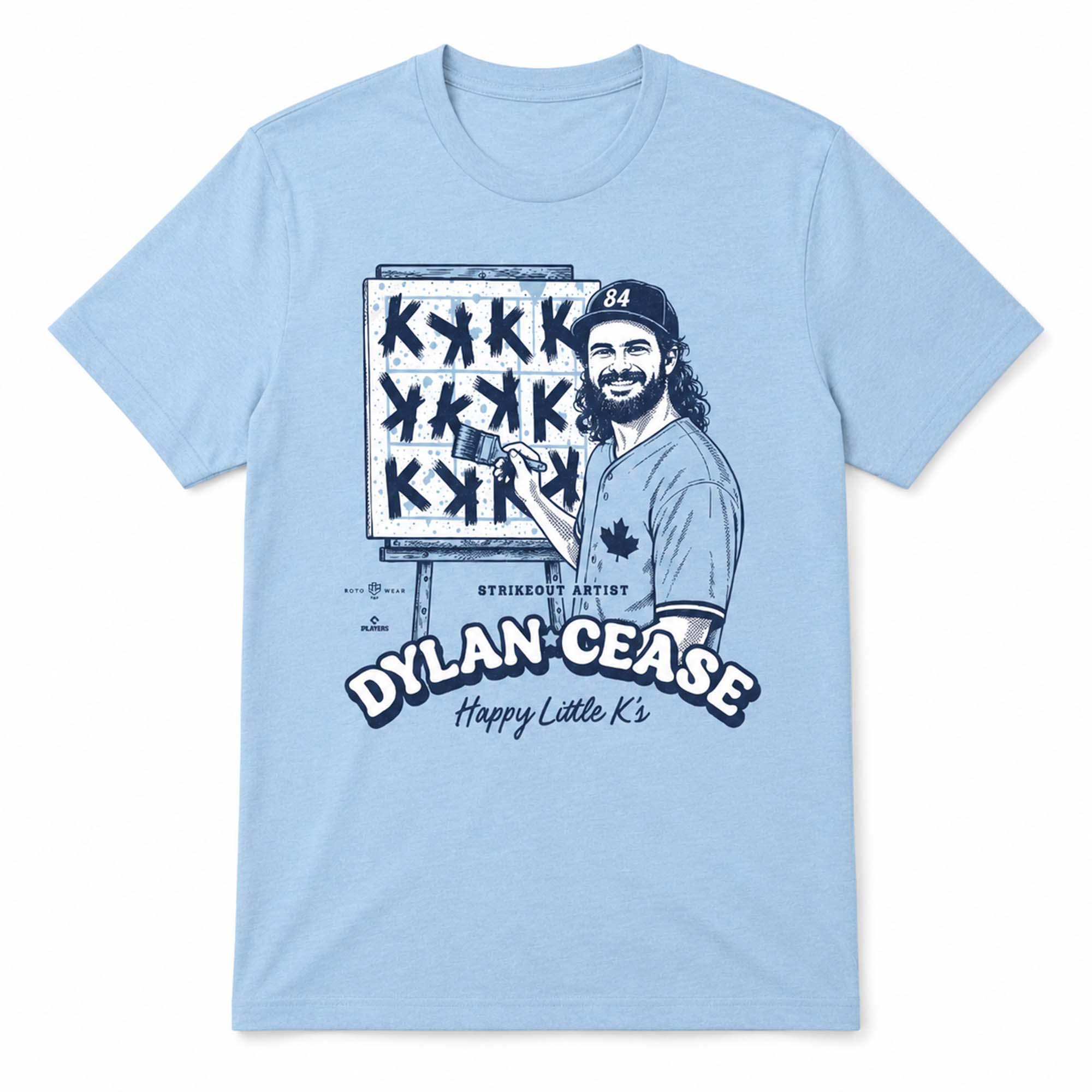 Blue Jays Dylan Cease Strikeout Artist Happy Little K's Shirt Blue Jays Dylan Cease Strikeout Artist Happy Little K's Shirt