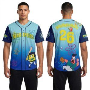 Mariners SpongeBob SquarePants Day Jersey 2026 Giveaway 2 Mariners SpongeBob SquarePants Day Jersey 2026 Giveaway5