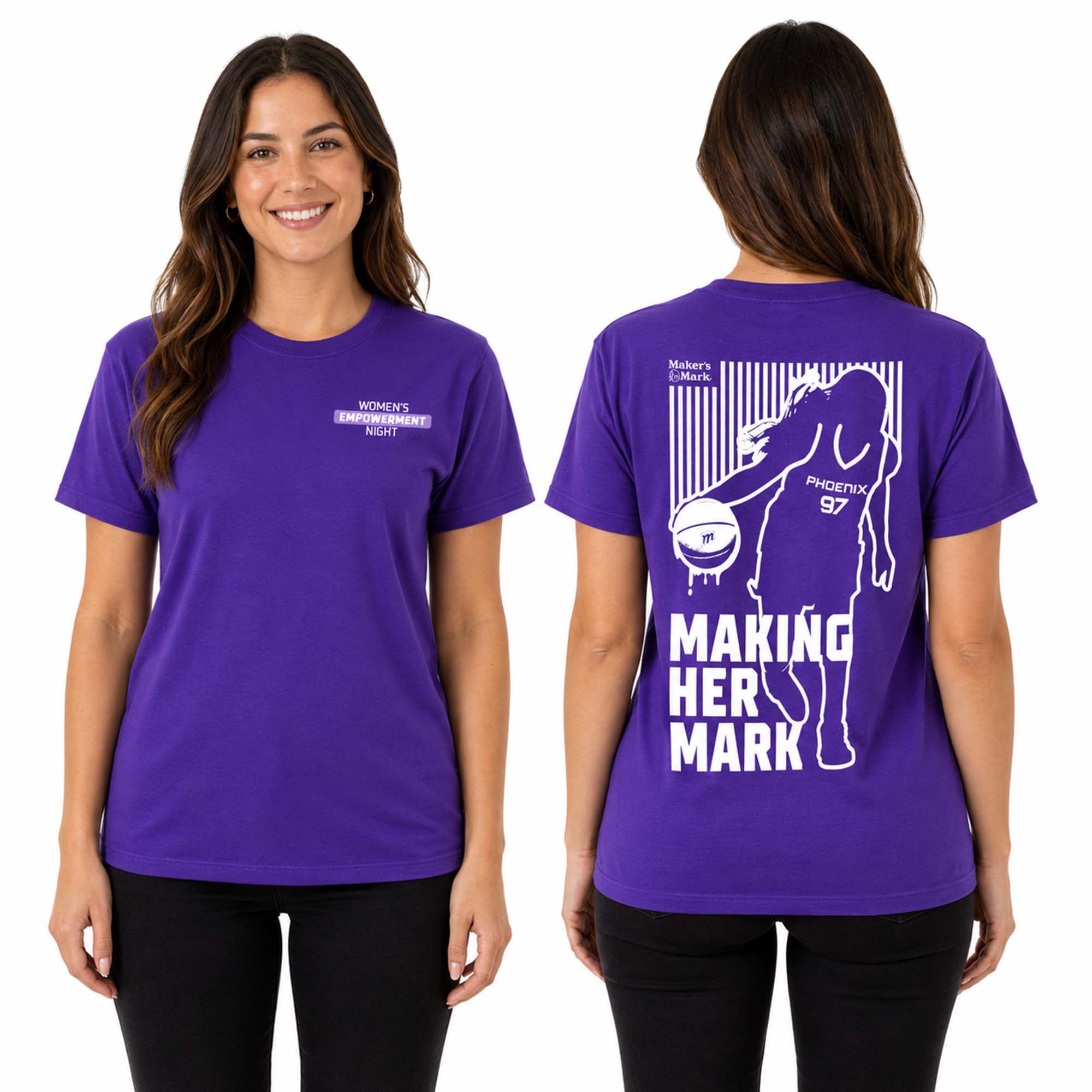 Phoenix Mercury Women’s Empowerment Night Making Her Mark Shirt Giveaway Phoenix Mercury Women’s Empowerment Night Making Her Mark Shirt Giveaway