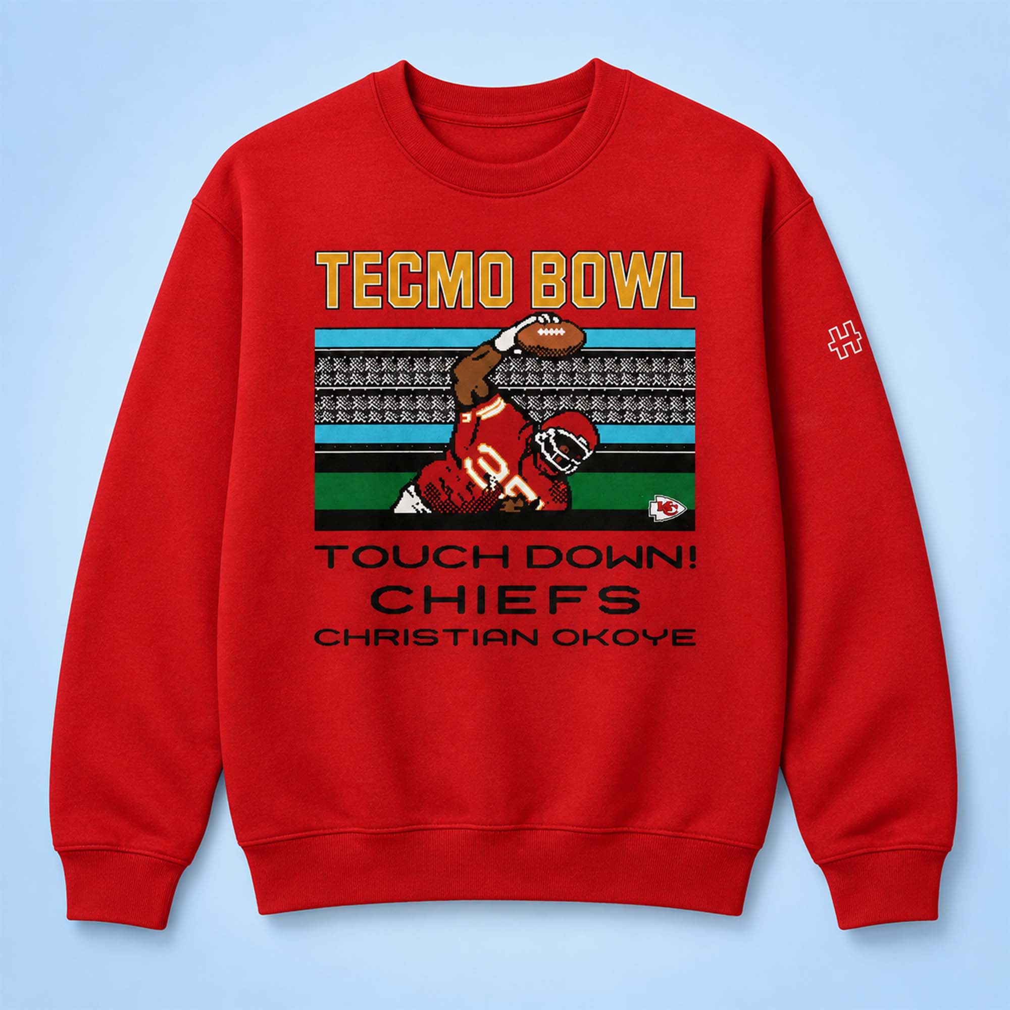 Tecmo Bown Chiefs Christian Okoye Shirt Tecmo Bown Chiefs Christian Okoye Shirt