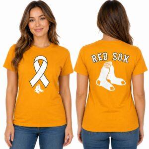 2026 Boston Red Sox Childhood Cancer Awareness Day Shirt 3 2026 Boston Red Sox Childhood Cancer Awareness Day Shirt