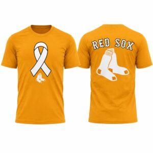 2026 Boston Red Sox Childhood Cancer Awareness Day Shirt 2026 Boston Red Sox Childhood Cancer Awareness Day Shirt