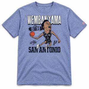 Alamo inspired Victor Wembanyama Spurs T shirt
