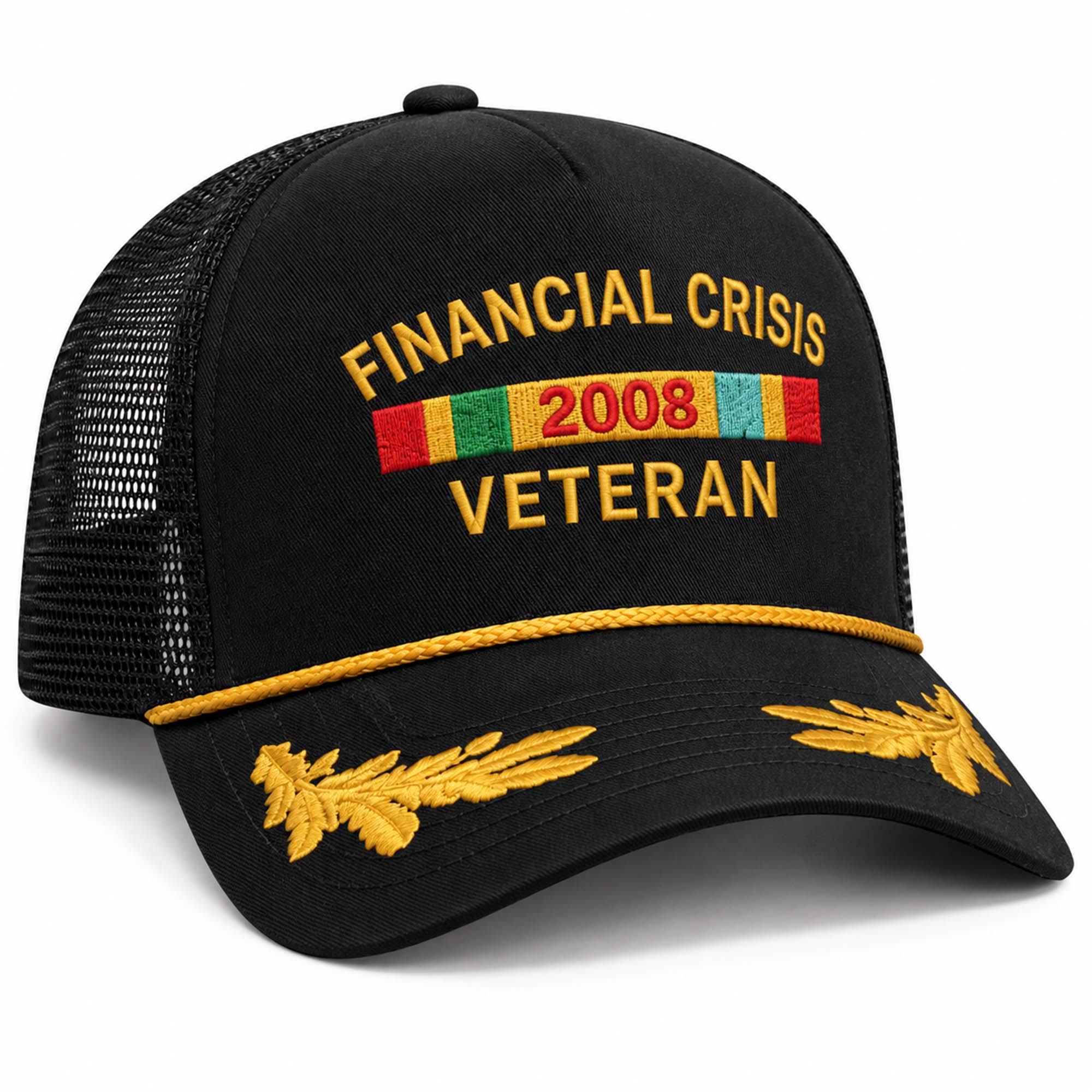 Financial Crisis 2008 Veteran Hat Financial Crisis 2008 Veteran Hat