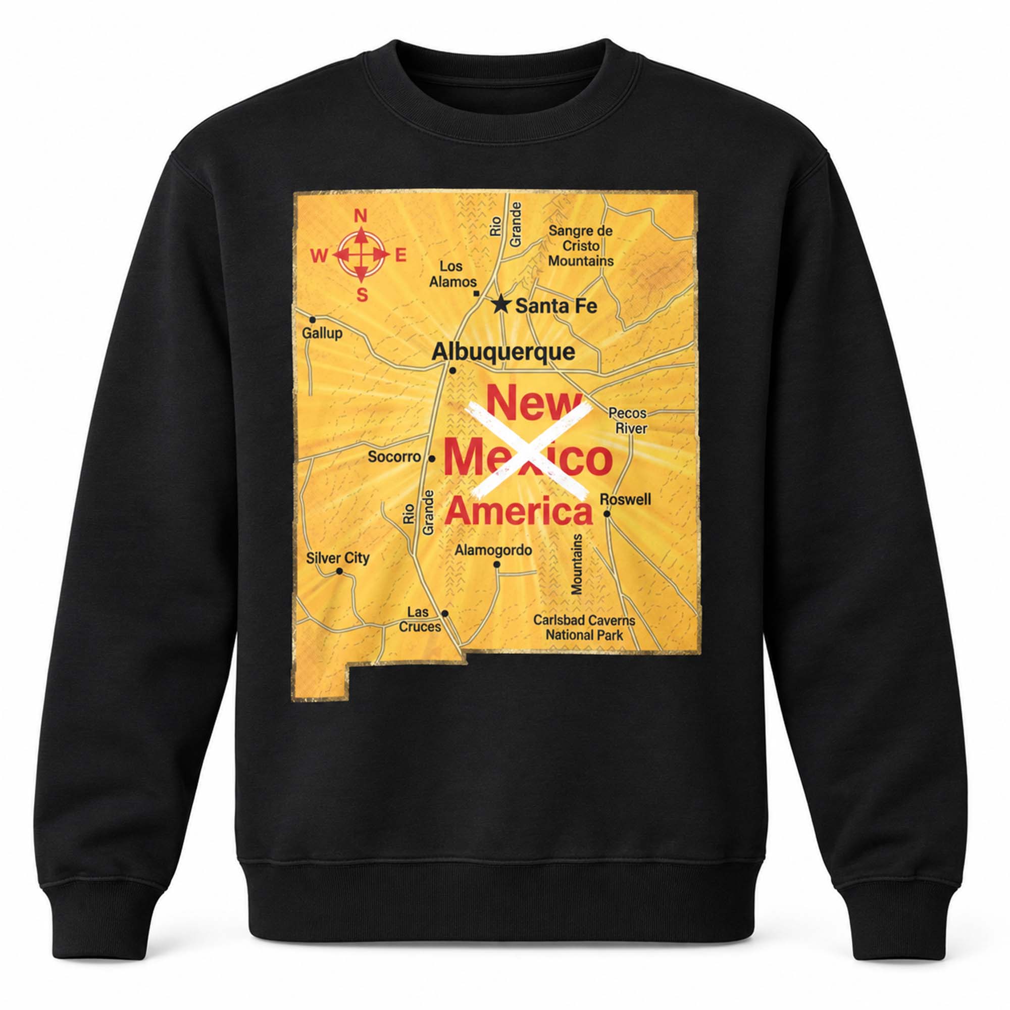 New America T Shirt Funny New Mexico Political Meme Graphic Tee New America T Shirt Funny New Mexico Political Meme Graphic Tee