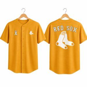 Red Sox Childhood Cancer Awareness Day 2026 Jersey