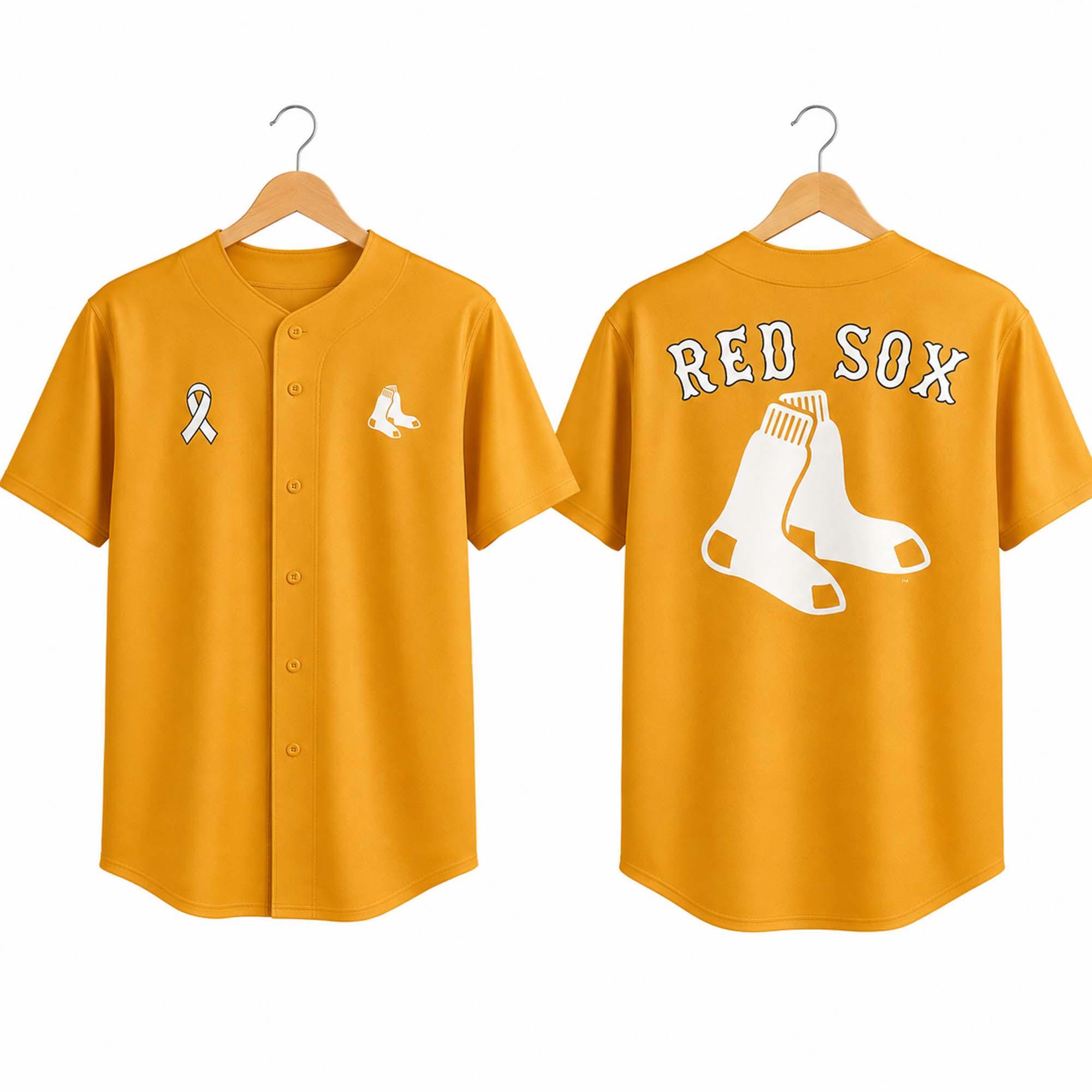 Red Sox Childhood Cancer Awareness Day 2026 Jersey Red Sox Childhood Cancer Awareness Day 2026 Jersey