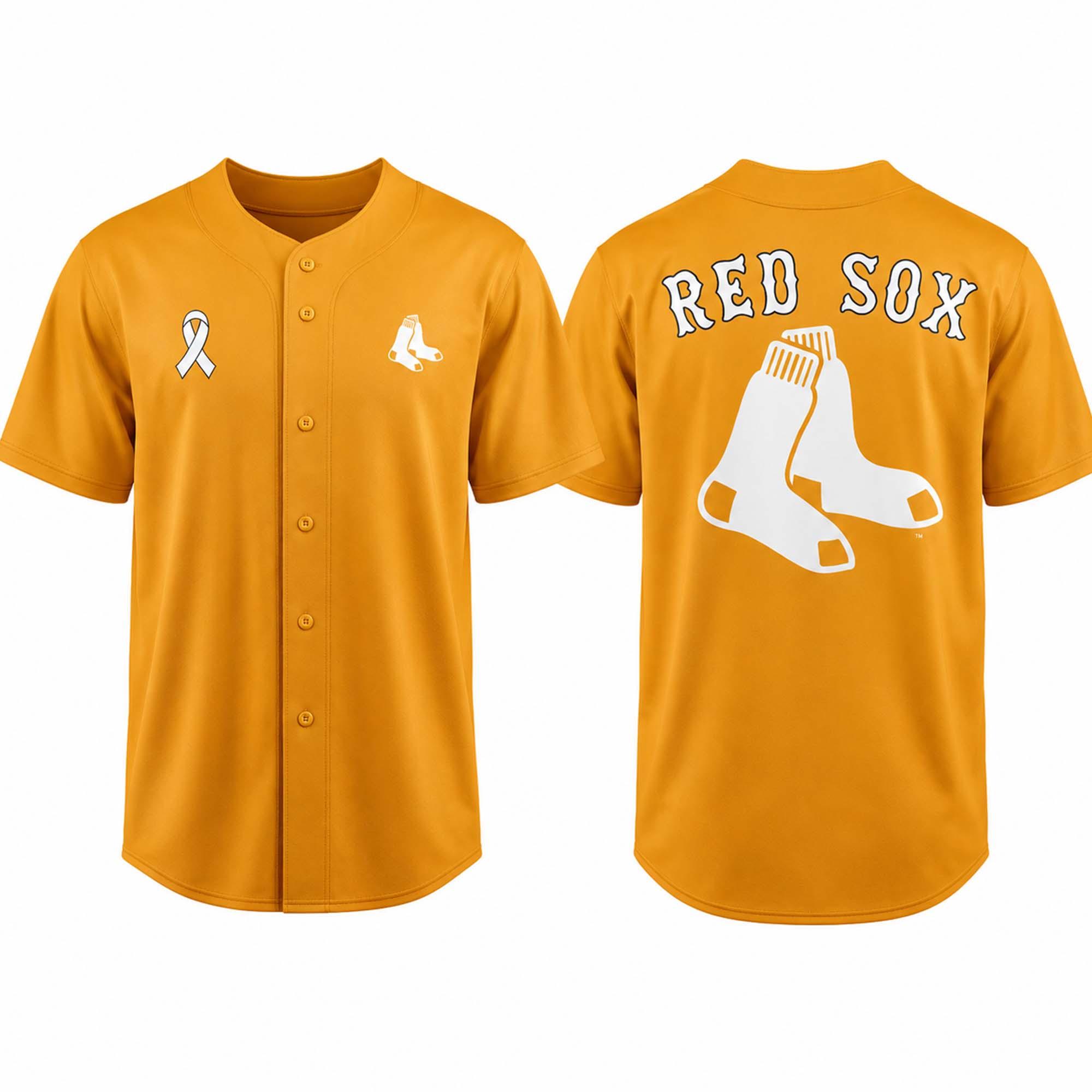 Red Sox Childhood Cancer Awareness Day 2026 Jersey Red Sox Childhood Cancer Awareness Day 2026 Jersey